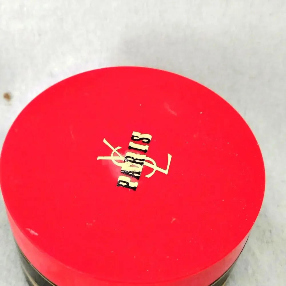 Yves Saint Laurent Paris Perfumed Dusting Powder Puff 5.2 oz. Vintage 70% full